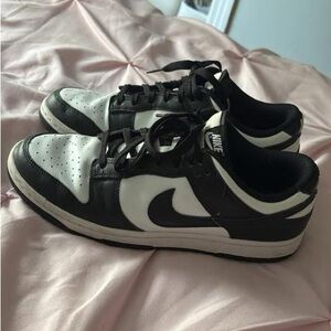 Nike Black and White Low-Top Sneakers